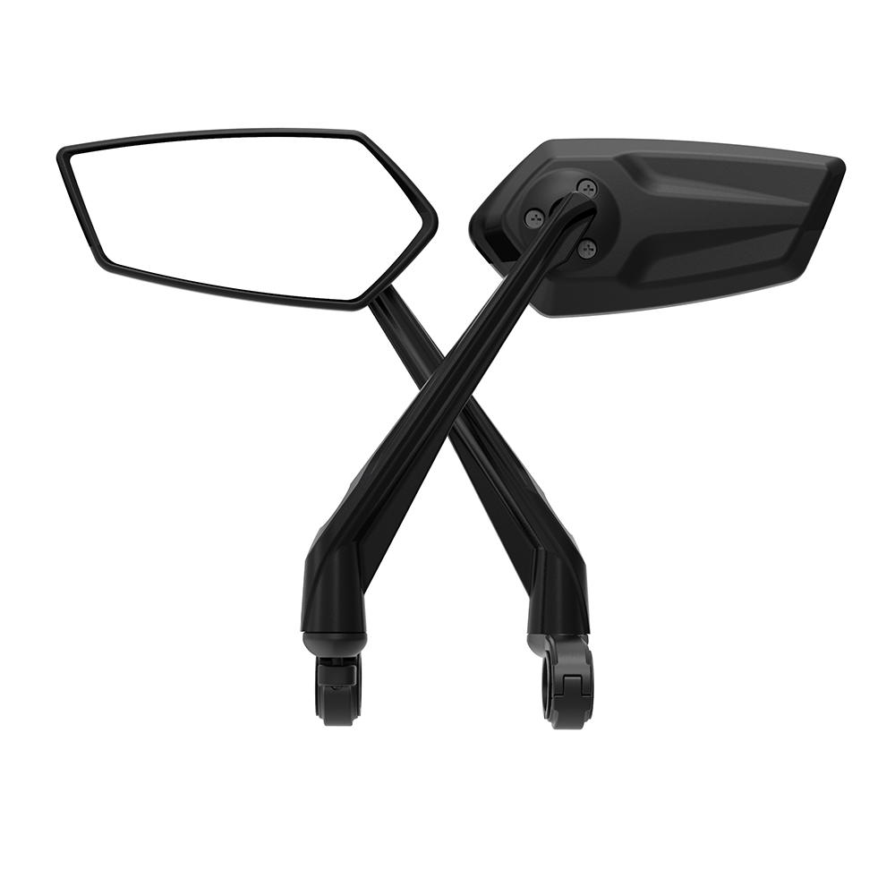 Bike handlebar mirrors set with left and right rear view mirrors for e-bikes and bicycles