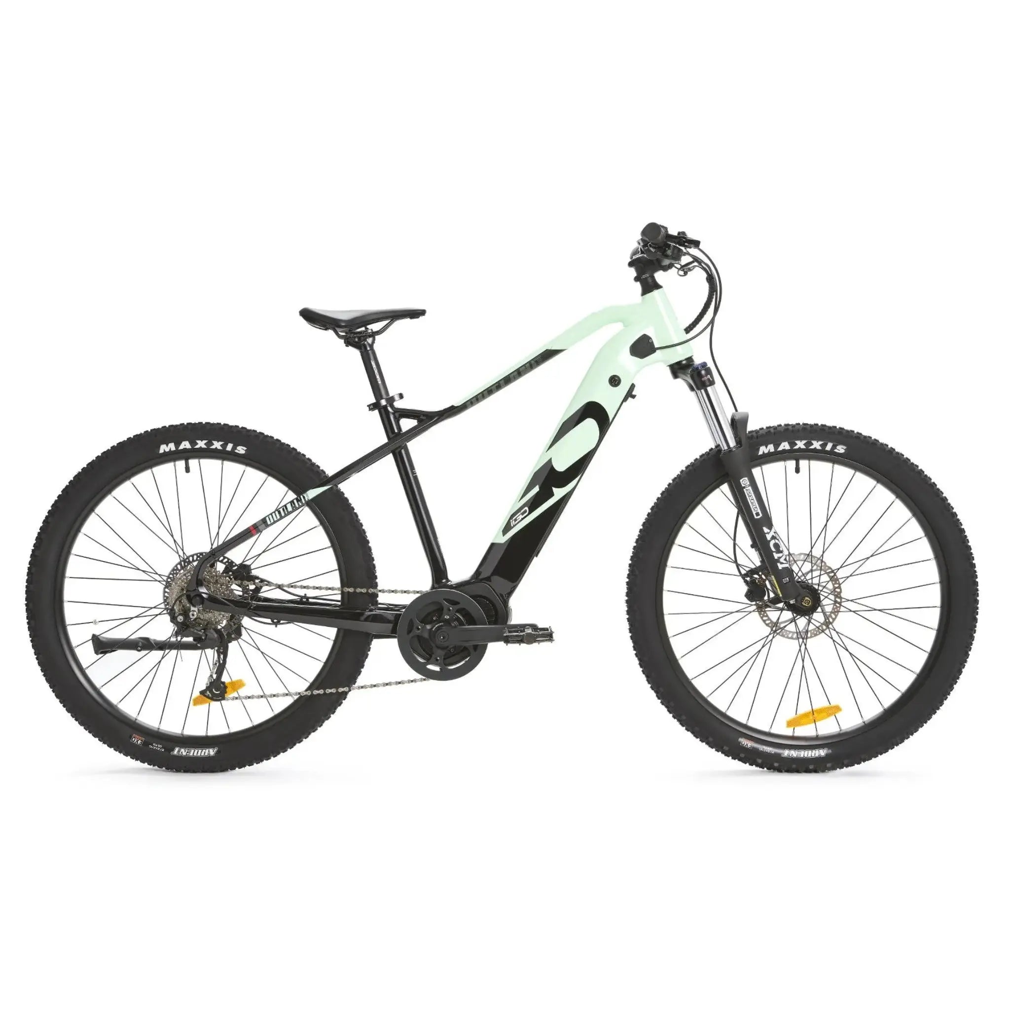 Outland XT Mountain Ebike hardtail electric mountain bike side view
