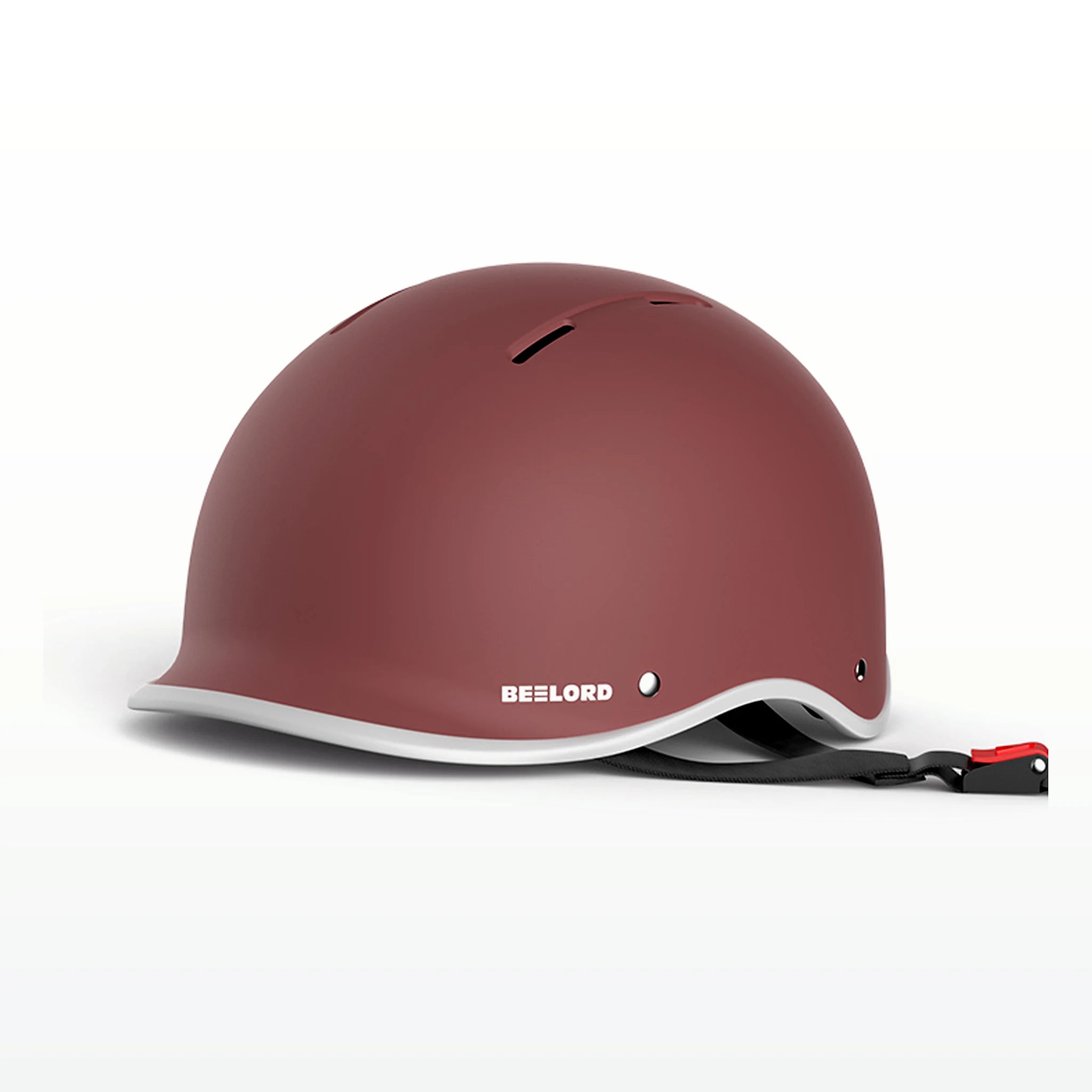 Reddish Brown helmet with 'BEELORD' branding on a white background #color_reddish-brown