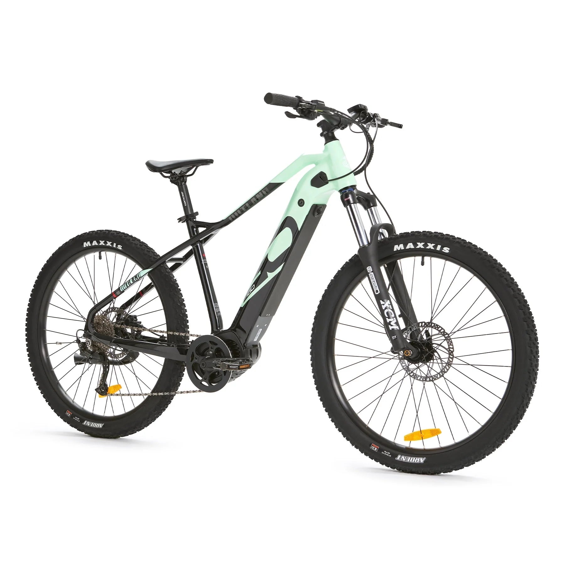 Outland XT Mountain Ebike hardtail electric mountain bike side view