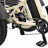 Close-up of a mechanical system on a vehicle with a white background #color_cream