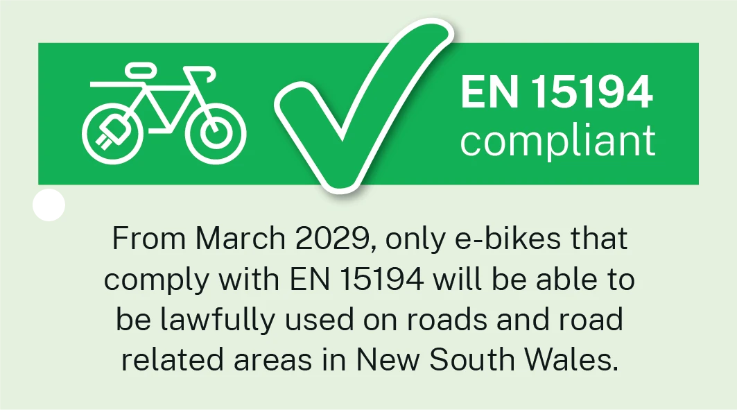 EN 15194 compliant e-bike tag
